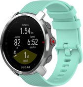 Siliconen Smartwatch bandje - Geschikt voor  Polar Grit X siliconen bandje - aqua - Strap-it Horlogeband / Polsband / Armband