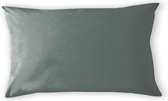 Cinderella kussensloop Basic (set van 2, met rits) - 40 x 80 cm - groen