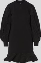 Karl Lagerfeld Taffeta - Jurk - Zwart - S