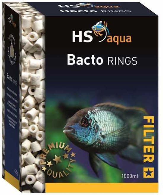 nationale vlag bout Heel boos HS Aqua Bacto rings - Aquarium Filter Materiaal - Inhoud: 1000ml +  filterzak | bol.com