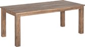 Eetkamertafel | lorenzo | drijfhout | bruin | 200 x 100 x 78(h) cm