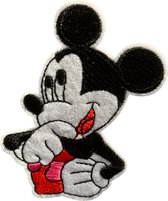 Mickey Mouse strijk embleem - Disney patch - stof & strijk applicatie | bol.com