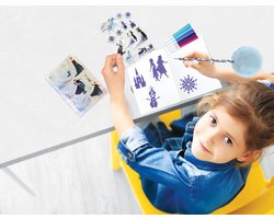 Frozen Elektronisch Geheim Dagboek met verlichting en accessoires (stickers, pen, kleurpen)