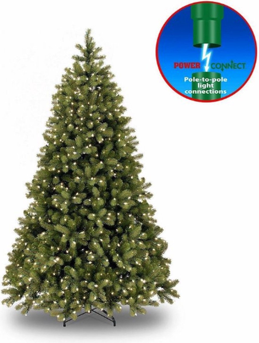 Kerstboom Bayberry poly - 213 cm - 550led's - inclusief verlichting