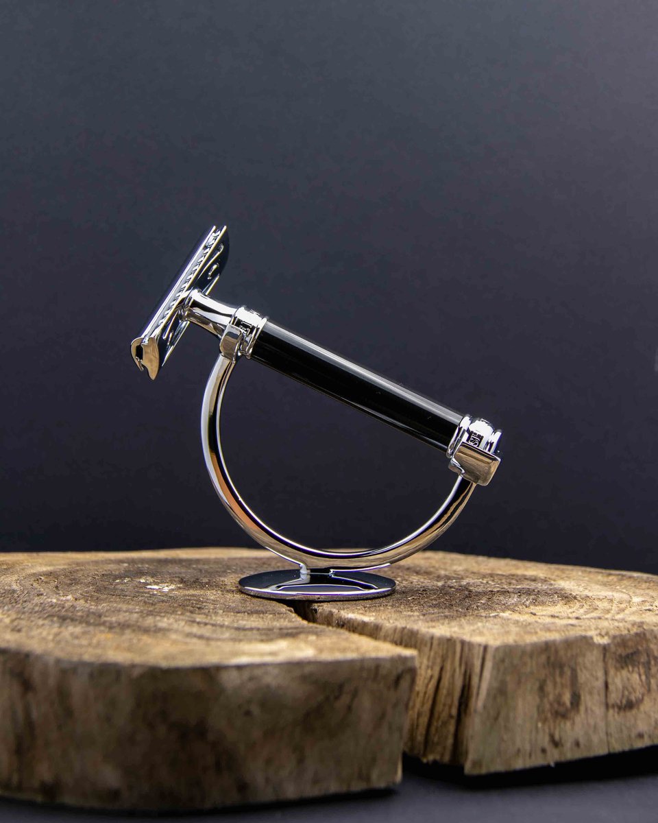 Edwin Jagger Double Edge Safety Razor Extra Lang Zwart