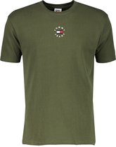 Tommy Jeans T-shirt - Slim Fit - Groen - XXL