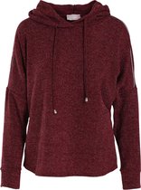 Cassis - Female - Sweat en maille scintillante  - Bordeaux