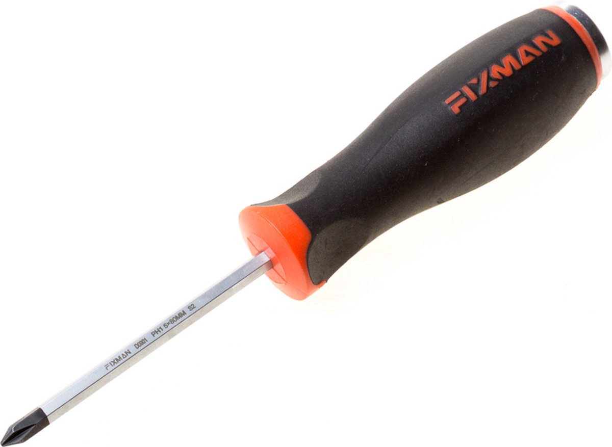 Fixman schroevendraaier 2-componenten PH1 5 x 80mm