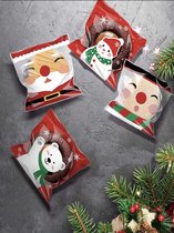 50 Stuks - Kerstpatroon - Verpakkingszakjes
