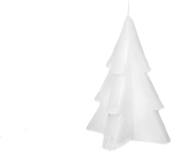 Home Society - Kerstboomkaarsjes - Wit - Set van 12 - Maat M, Middel