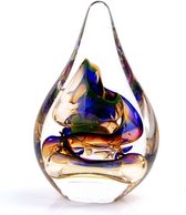 Beeld  - Druppel kristal  - glascadeau - Ozzaro by Loranto  - H19cm