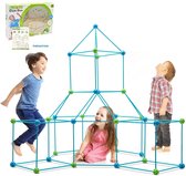 BOTC Bouwsets - Constructie speelgoed - 36 ballen + 51 sluitstukken + kleed  - Bouw Je Eigen Den Kit Tent - DIY