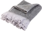 Oneiro's Luxe Plaid DIP Grey - 130 x 160 cm - 100% biologisch katoen - deken - wonen - interieur - cozy