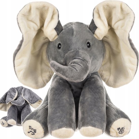 onszelf Phalanx Bekritiseren Olifant knuffel | Interactief | Pluche olifant | Deze interactieve olifant  zingt,... | bol.com