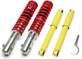 Volkswagen Caddy II schroefset | VW Caddy 2 verlagingset | schokbrekers achter | 1995 - 2004