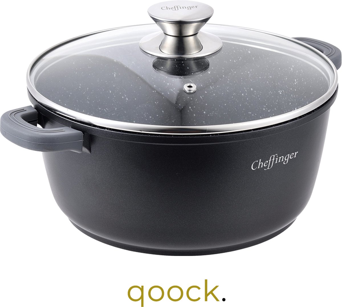 Cheffinger Cooking | Braadpan met deksel | 24cm | Alle warmtebronnen | DC24