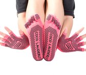 Teen sokken, sport, fitness, yoga, anti-slip + handschoenen