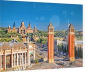 Venetiaanse torens op het Plaça d'Espanya in Barcelona - Foto op Plexiglas - 60 x 40 cm