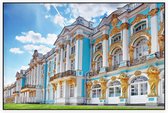 Het Catharinapaleis in Poesjkin ten zuiden van Sint-Petersburg - Foto op Akoestisch paneel - 90 x 60 cm