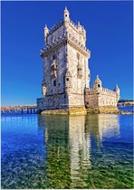 De Toren van Belém, verdedigingstoren van Lissabon - Foto op Posterpapier - 29.7 x 42 cm (A3)