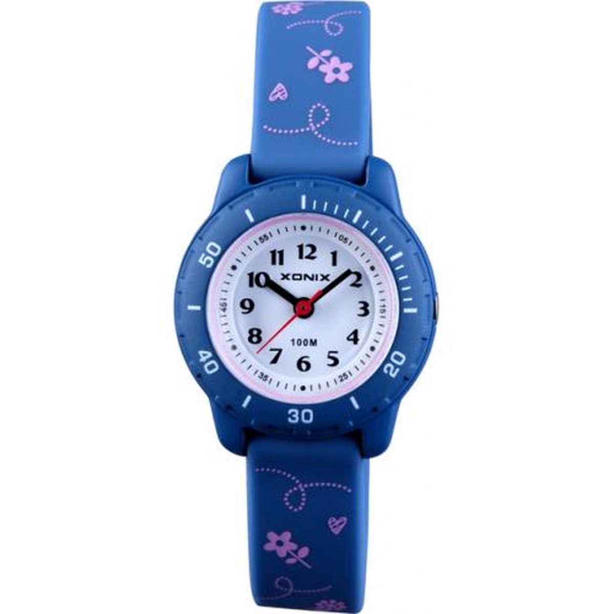 Xonix WC-A04 - Horloge - Analoog - Kinderen - Blauw - Waterdicht