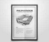 Philips Stadion poster | wanddecoratie PSV  | 50 x 70 cm