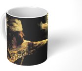 Mok - Koffiemok - Het feestmaal van Belsazar - Schilderij van Rembrandt van Rijn - Mokken - 350 ML - Beker - Koffiemokken - Theemok