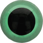 Veiligheidsoogjes 30mm Groen (2 paar)