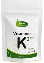 Healthy Vitamins Vitamine K2 MK-7 - 60 Capsules - 100 mcg