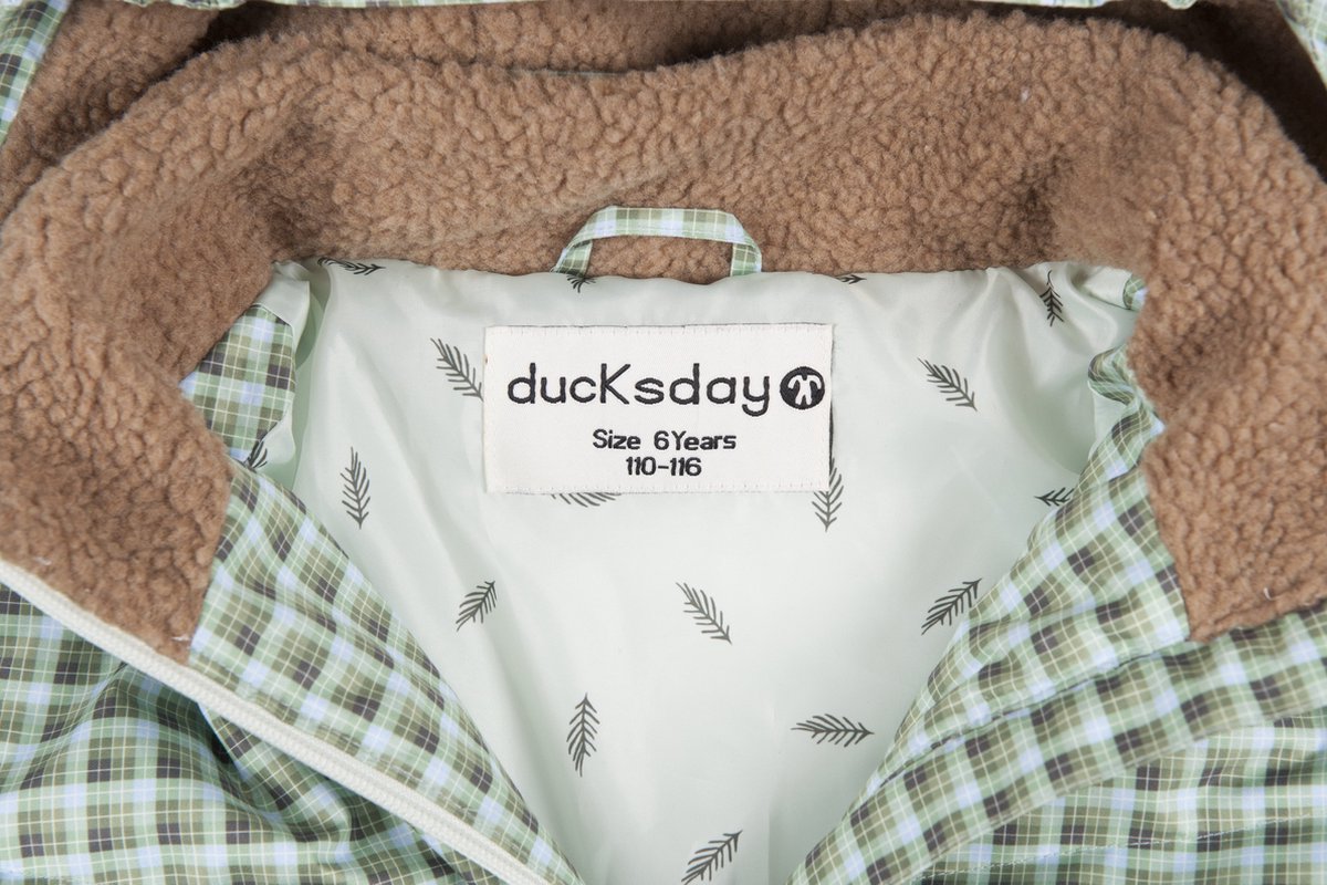 Ducksday - winterjas met teddy fleece voor kinderen - waterdicht - winddicht - unisex - Groovy — afbeelding 3