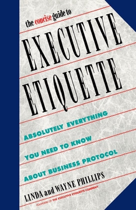 The Concise Guide to Executive Etiquette - cover