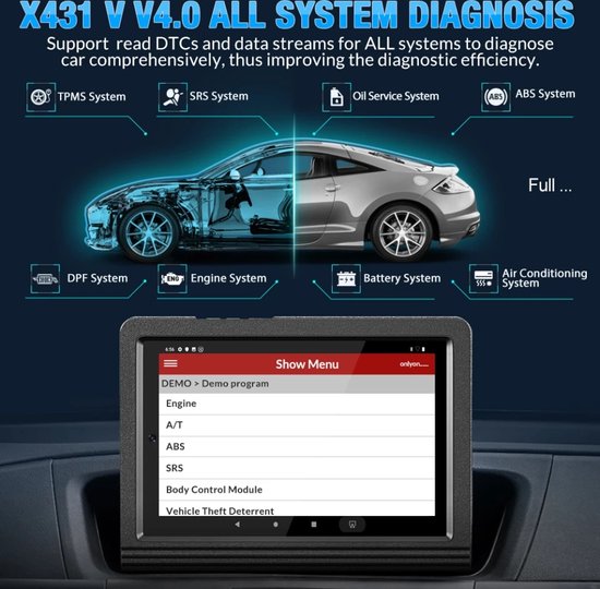Verlenen Spit Uitvoeren Launch X431 V4.0 Professionele Auto Diagnose Uitleesapparatuur Universeel  OBD2 | bol.com