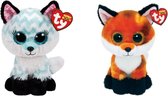 Ty - Knuffel - Beanie Boo's - Atlas Fox & Fox