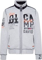 Camp David ® Sweatvest Polar Ocean grijs melange