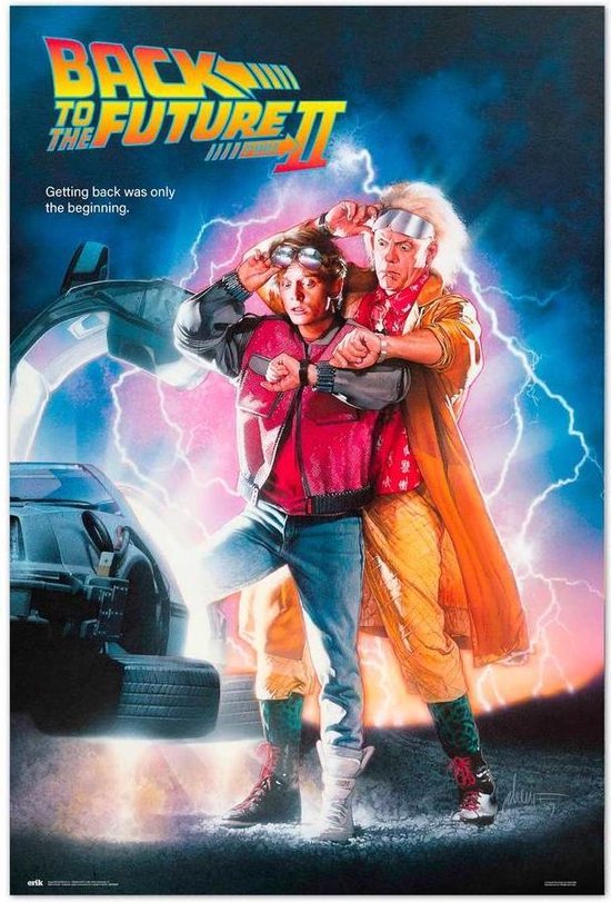 Back to the Future II poster - Film - Hollywood - DeLorean - Tijdreizen - 61 x 91.5 cm