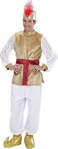Widmann - 1001 Nacht & Arabisch & Midden-Oosten Kostuum - Rijke Sultan - Man - wit / beige,goud - Large - Carnavalskleding - Verkleedkleding
