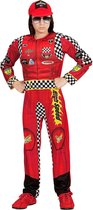 Widmann - Formule 1 Kostuum - Formule 1 Coureur Mcqueen - Jongen - rood - Maat 116 - Carnavalskleding - Verkleedkleding