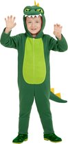 Widmann - Draak Kostuum - Draak Luca Kind Kostuum - Groen - Maat 104 - Halloween - Verkleedkleding