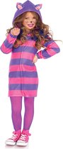 Cozy Cheshire Cat Onesie Meisjes Kostuum - Maat S (4 tot 6 jaar)