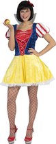 Funny Fashion - Sneeuwwitje Kostuum - Sweetie Sneeuwwitje - Vrouw - Blauw, Geel - Maat 44-46 - Carnavalskleding - Verkleedkleding