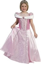 Funny Fashion - Koning Prins & Adel Kostuum - Chique Koningin Amalia - Meisje - Roze - Maat 152 - Carnavalskleding - Verkleedkleding