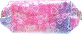 etui glitterharten meisjes 26 x 10 cm polyester paars