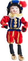 Beekwilder LVT Pieten - Traditionele Piet - 40cm - Sinterklaas decoratie - Knuffel