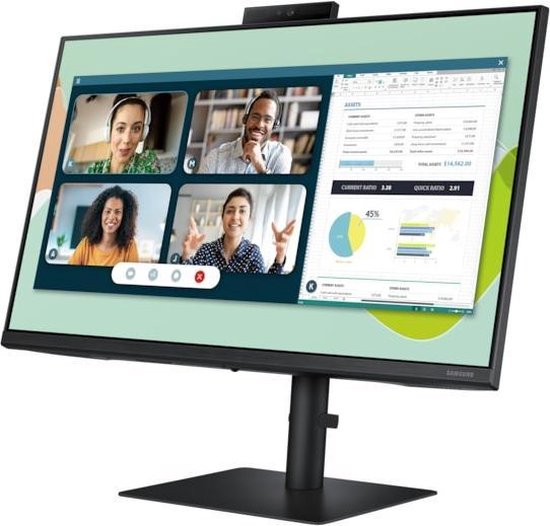 Samsung LS24A400 - Full HD IPS Webcam Monitor - 24 Inch