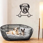 Hond - Bouvier - Honden - Wanddecoratie - Zwart - Muurdecoratie - Hout