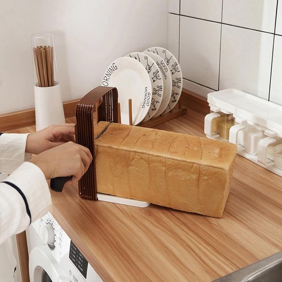 Compacte en Opvouwbare Broodsnijmachine - Verstelbare Breedte Toast