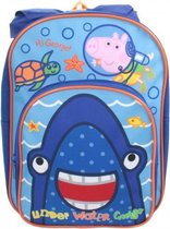 rugzak Erwin Peppa Pig junior blauw 32 cm