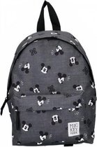rugzak Mickey Mouse 31 x 22 cm polyester grijs