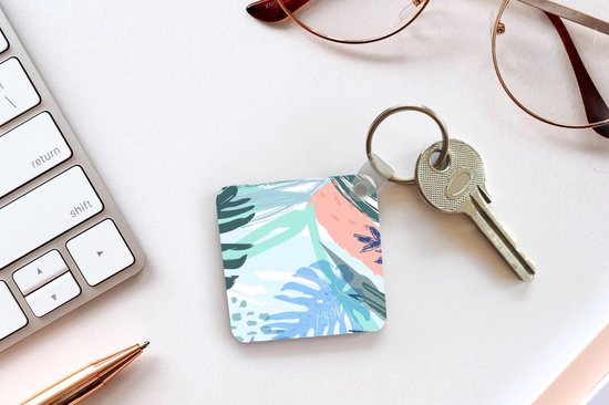 Porte-clés - Cadeaux à distribuer - Été - Blauw - Vert - Plastique