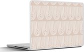 Laptop sticker - 17.3 inch - Zomer - Bogen - Abstract - 40x30cm - Laptopstickers - Laptop skin - Cover